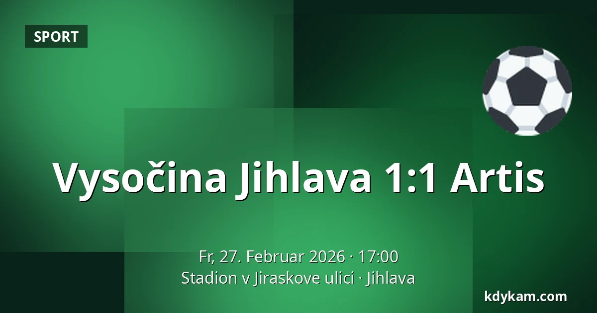 Vysočina Jihlava - Artis — Stadion v Jiraskove ulici, Iglau