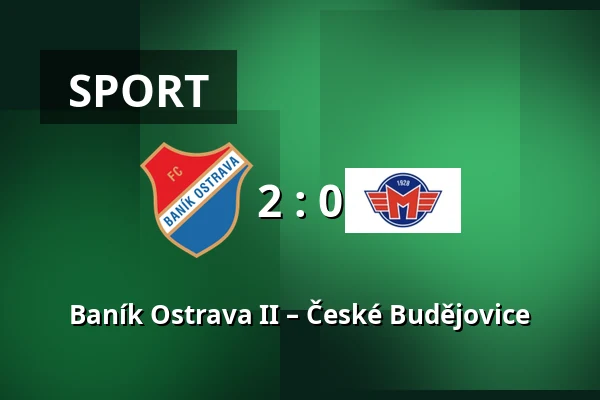 Baník Ostrava II – České Budějovice — Mestsky stadion v Ostrave-Vitkovicich, Ostrau