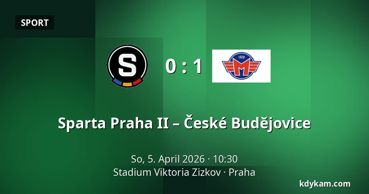 Sparta Praha II – České Budějovice — FK Viktoria Žižkov, Prag