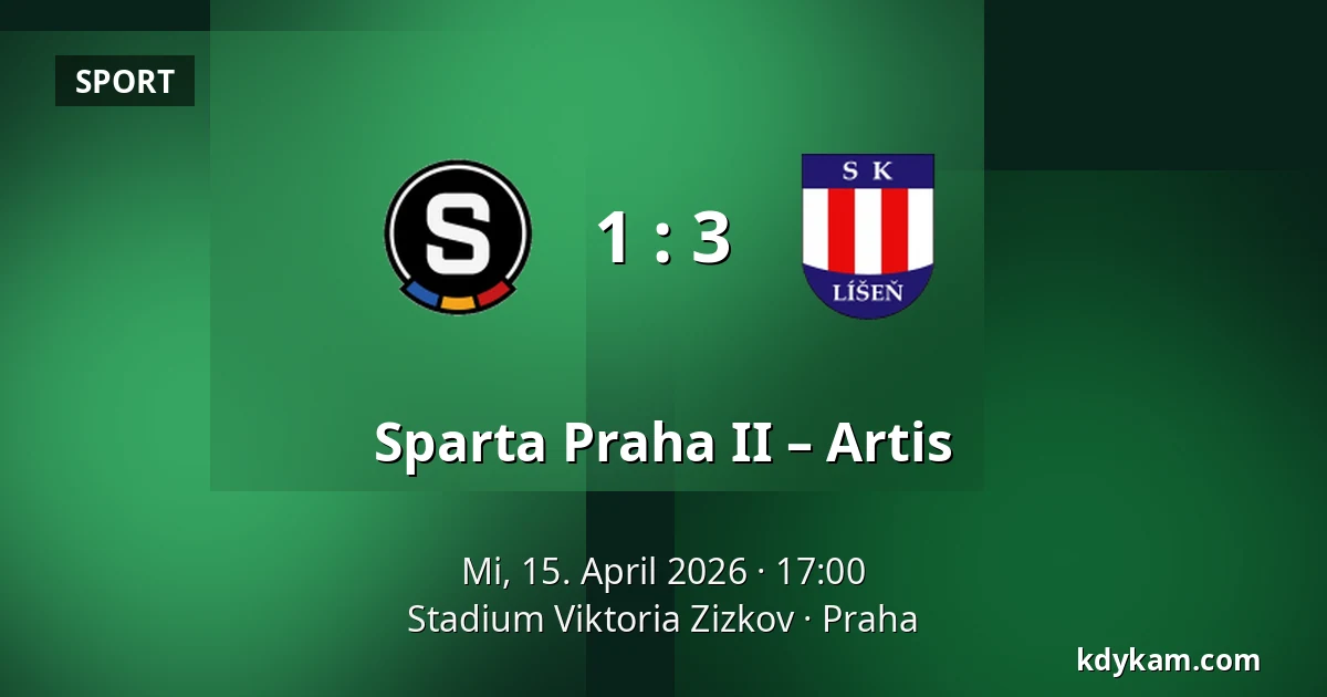 Sparta Praha II – Artis — FK Viktoria Žižkov, Prag