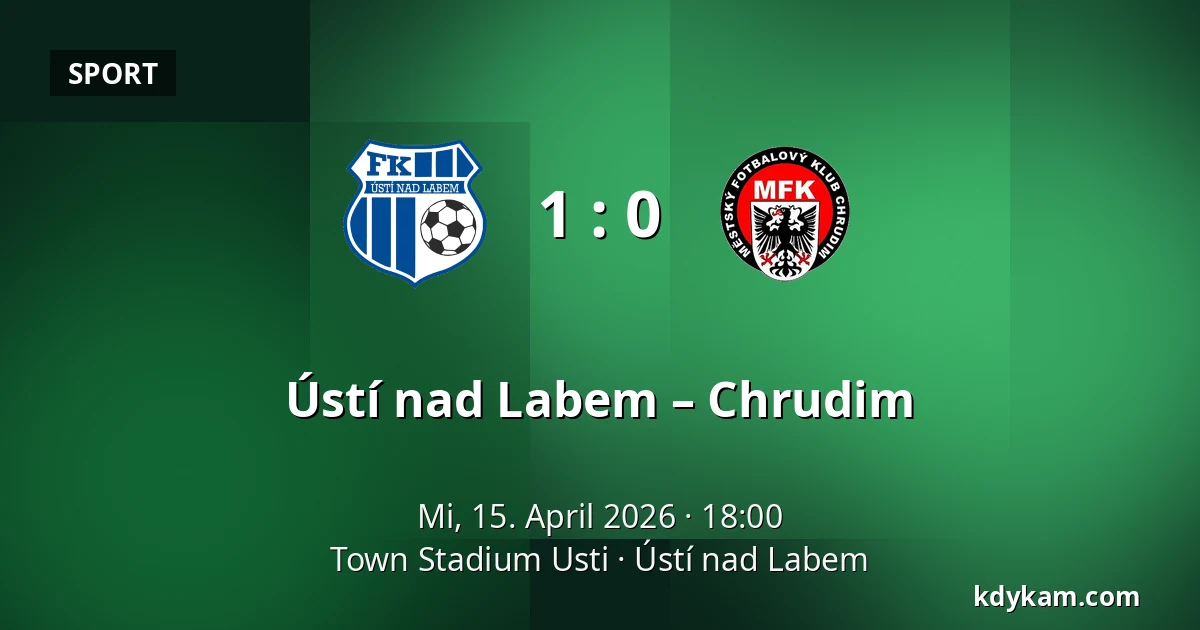 Ústí nad Labem – Chrudim — Town Stadium Usti, Aussig