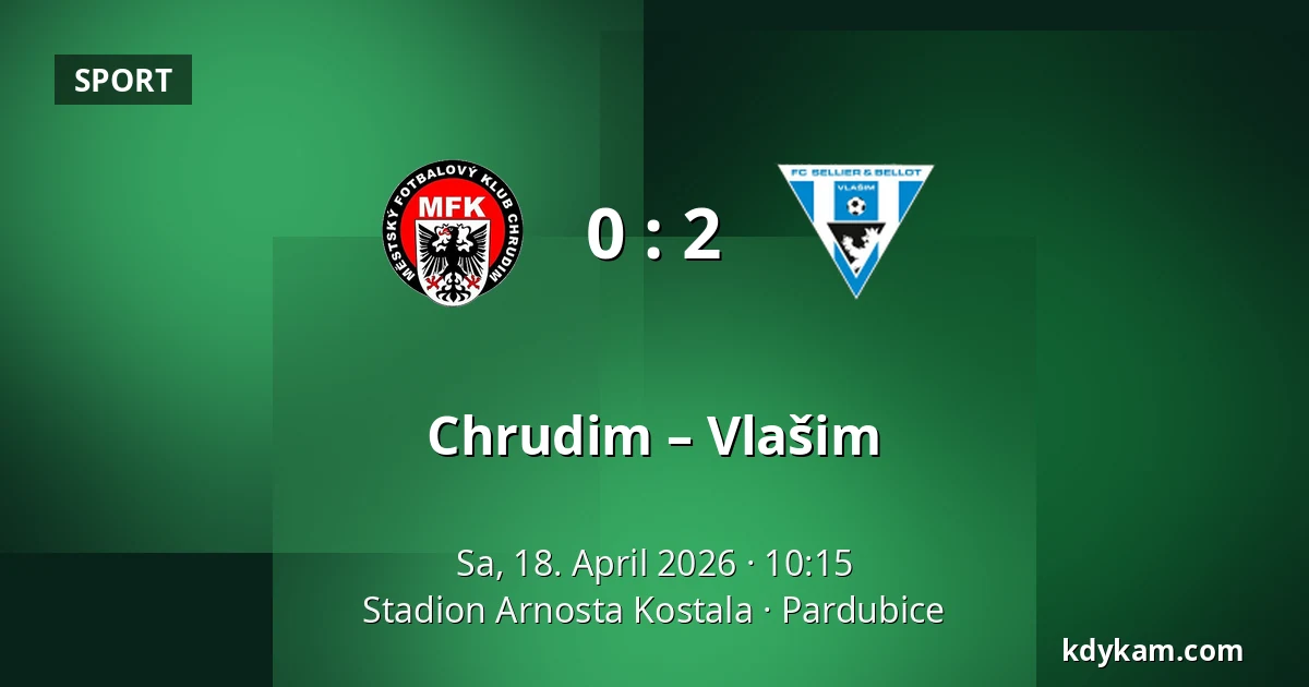 Chrudim – Vlašim — Stadion Arnosta Kostala, Pardubitz