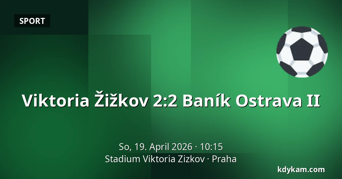Viktoria Žižkov – Baník Ostrava II — FK Viktoria Žižkov, Prag