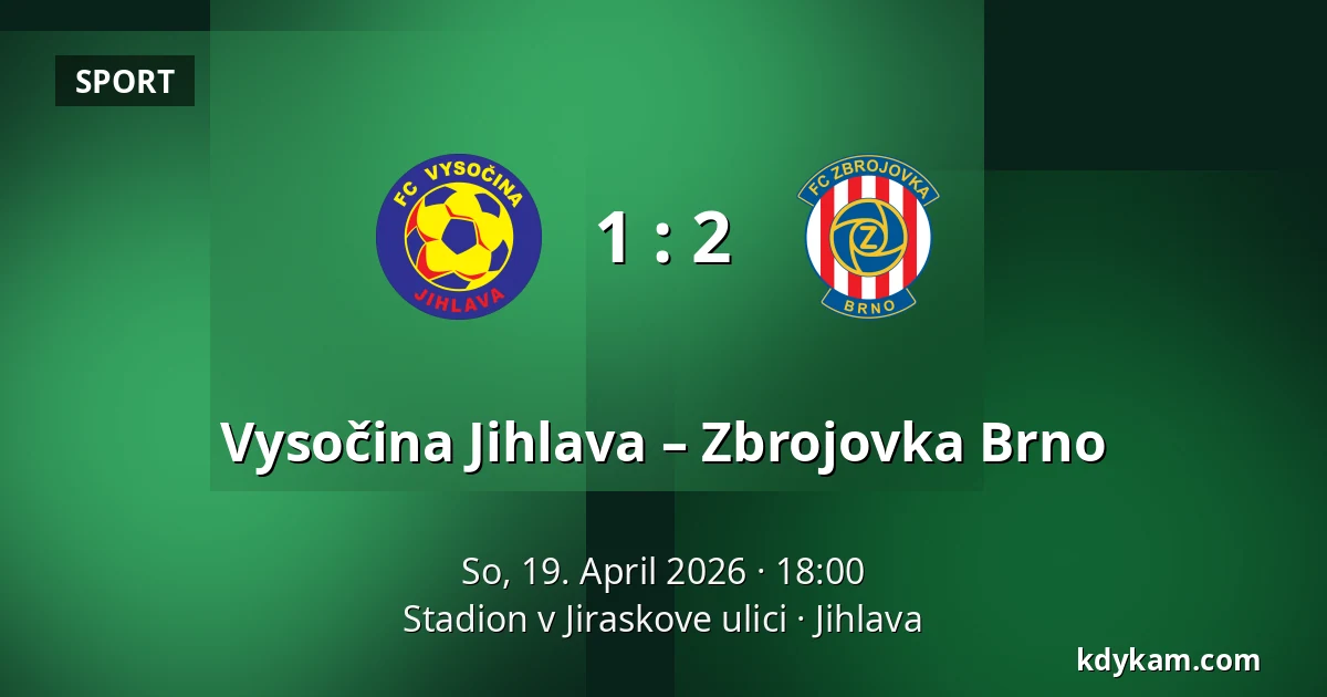 Vysočina Jihlava – Zbrojovka Brno — Stadion v Jiraskove ulici, Iglau