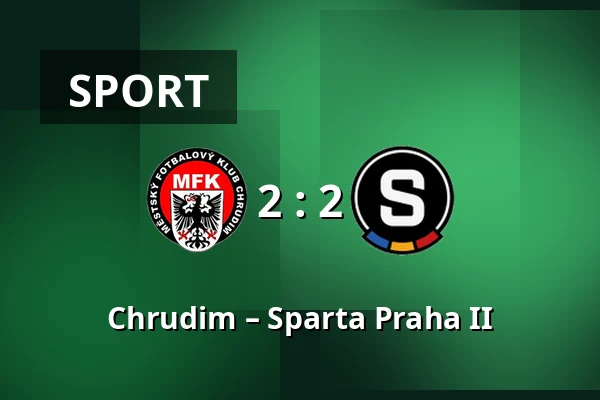 Chrudim – Sparta Praha II — Stadion Arnosta Kostala, Pardubice