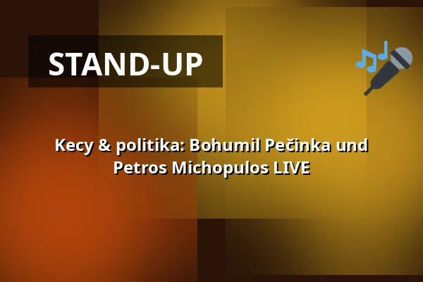 Kecy & politika: Bohumil Pečinka und Petros Michopulos LIVE — Měšťanská beseda, Pilsen
