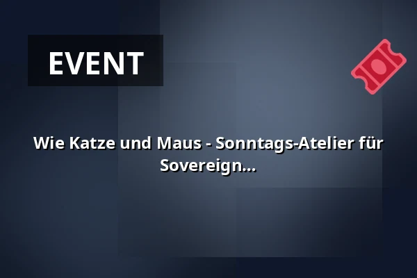 Wie Katze und Maus - Sonntags-Atelier für Kinder ⬩ DATAS: The Data and the Sovereign — Rudolfinum, Prag