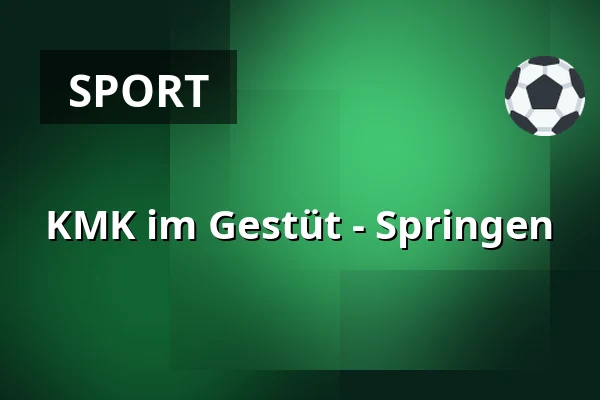 KMK im Gestüt - Springen — Zemský hřebčinec Písek, s.p.o., Písek
