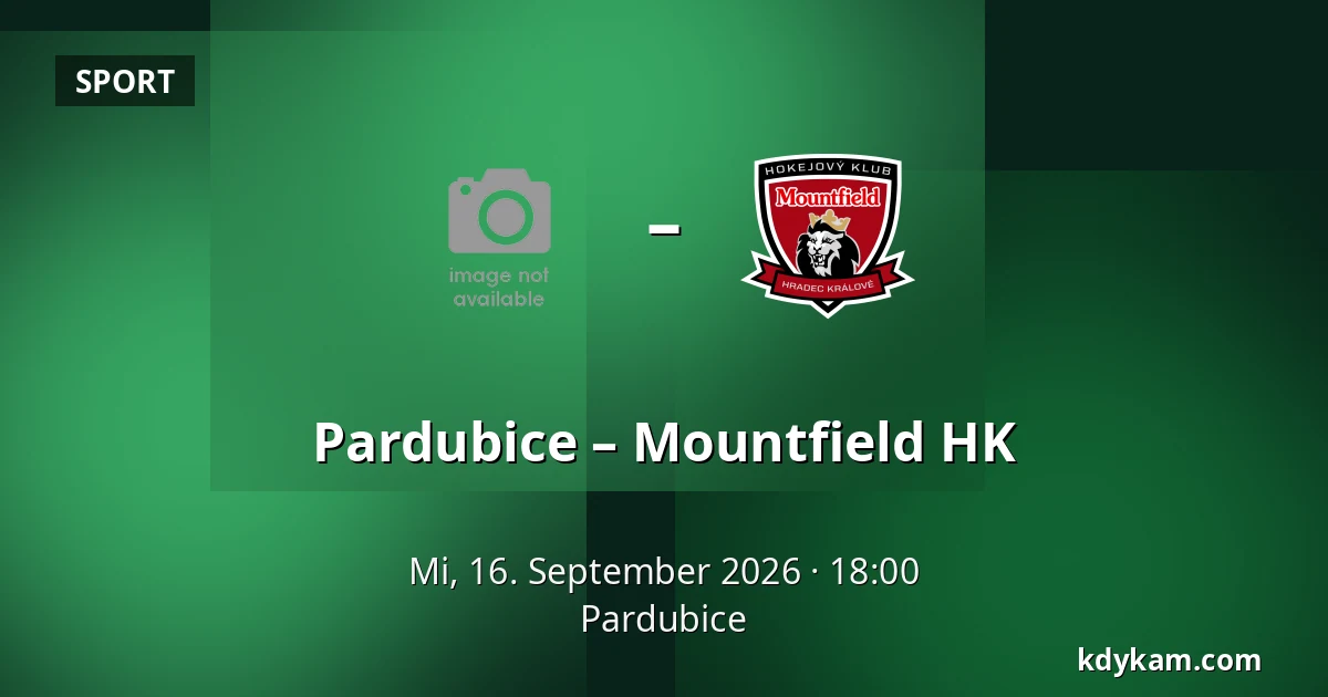 Pardubice – Mountfield HK — Pardubice