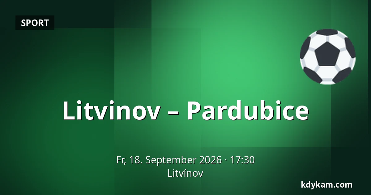 Litvinov – Pardubice — Litvínov