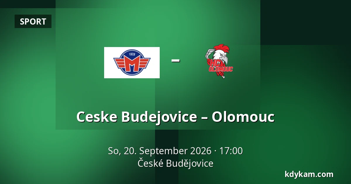 Ceske Budejovice – Olomouc — České Budějovice