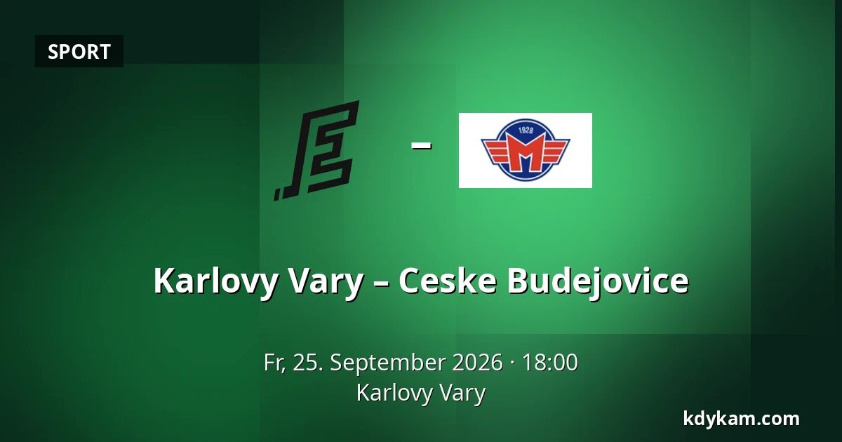Karlovy Vary – Ceske Budejovice — Karlsbad