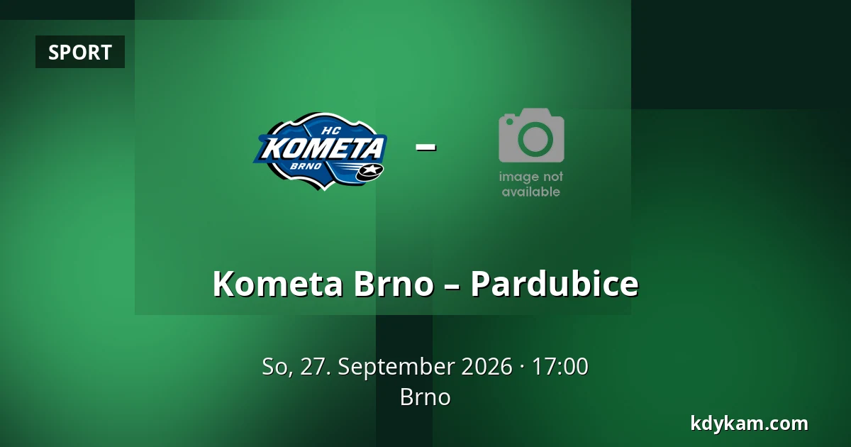 Kometa Brno – Pardubice — Brünn