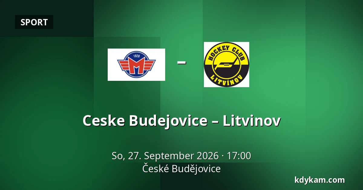Ceske Budejovice – Litvinov — České Budějovice