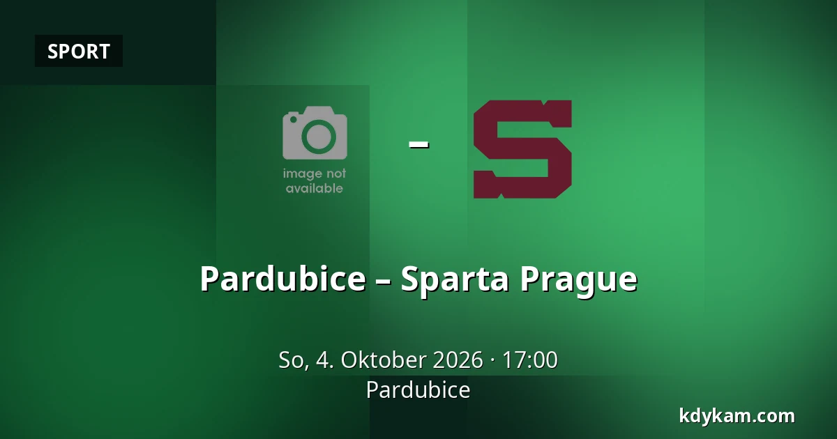 Pardubice – Sparta Prague — Pardubice
