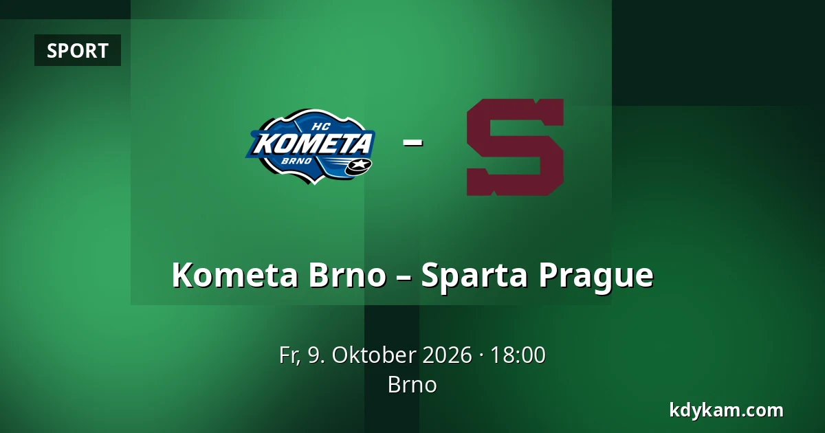 Kometa Brno – Sparta Prague — Brünn