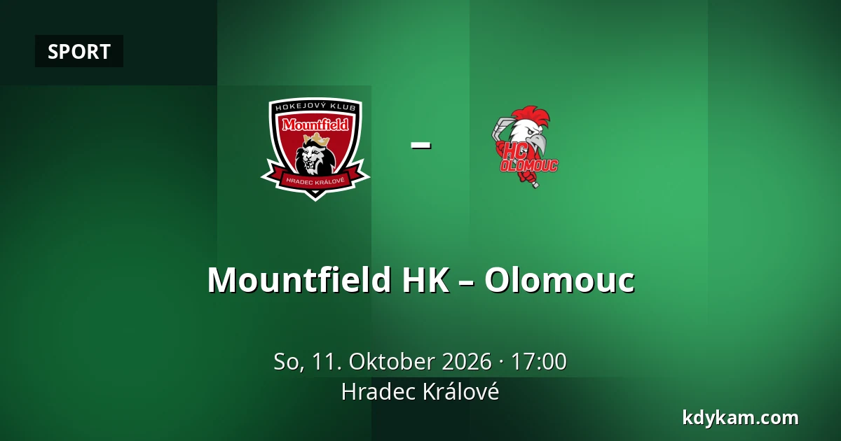 Mountfield HK – Olomouc — Königgrätz