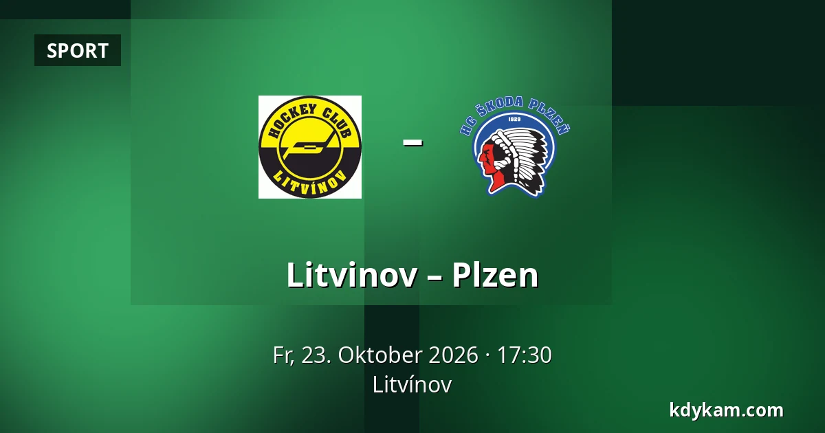 Litvinov – Plzen — Litvínov