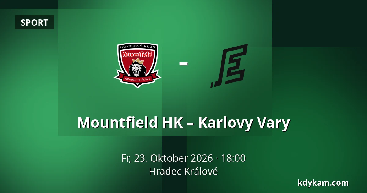 Mountfield HK – Karlovy Vary — Königgrätz