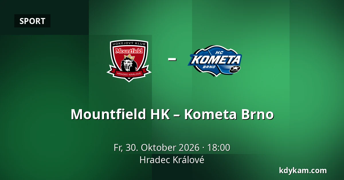 Mountfield HK – Kometa Brno — Hradec Králové