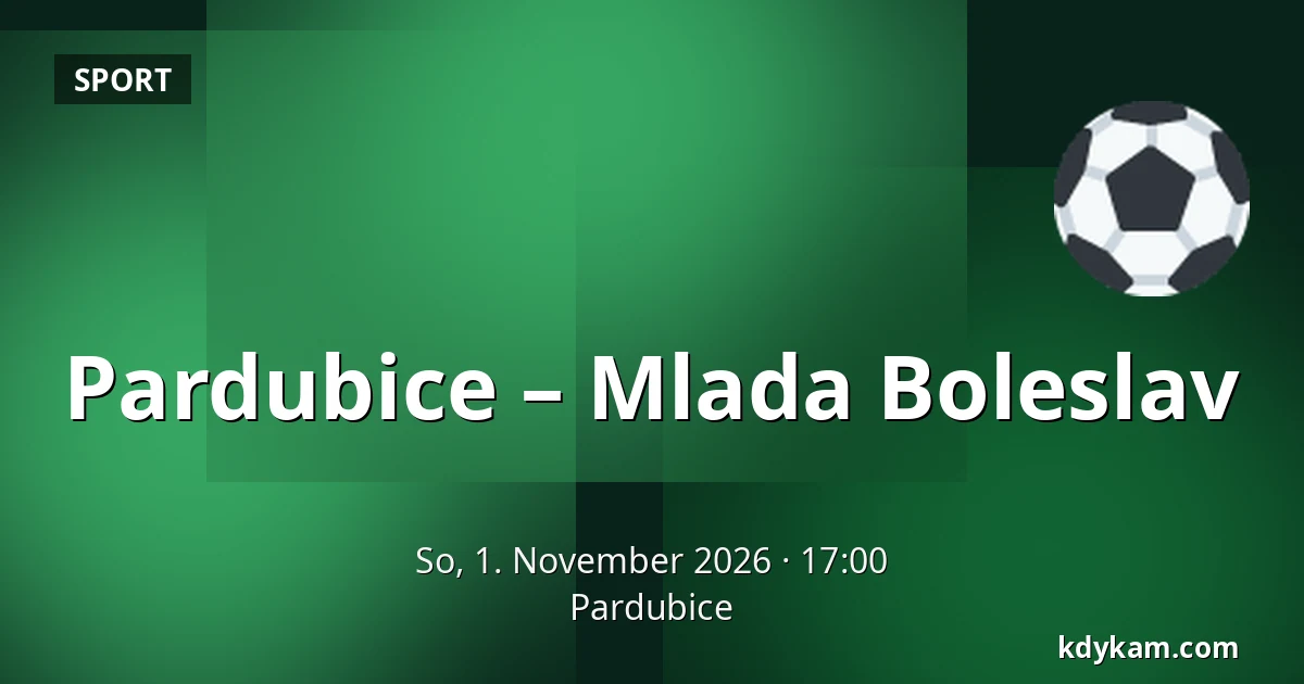 Pardubice – Mlada Boleslav — Pardubitz