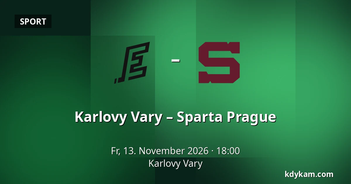 Karlovy Vary – Sparta Prague — Karlsbad