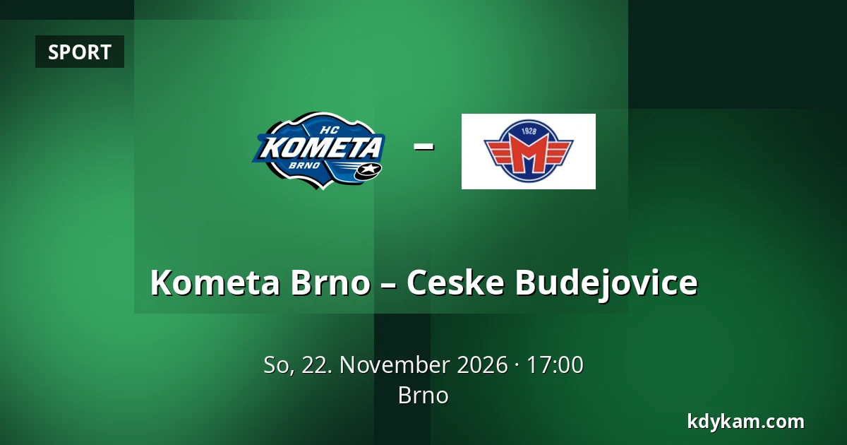 Kometa Brno – Ceske Budejovice — Brünn