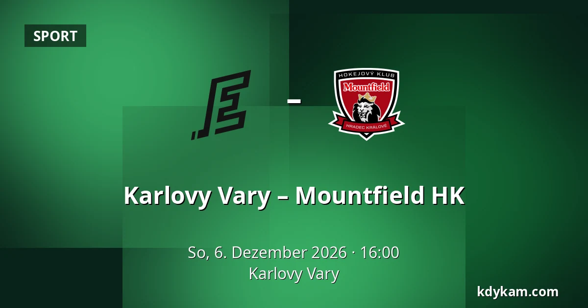Karlovy Vary – Mountfield HK — Karlsbad