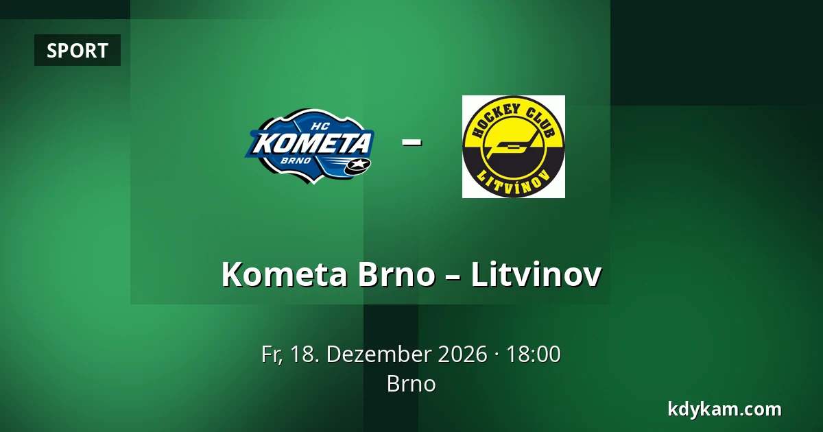 Kometa Brno – Litvinov — Brünn