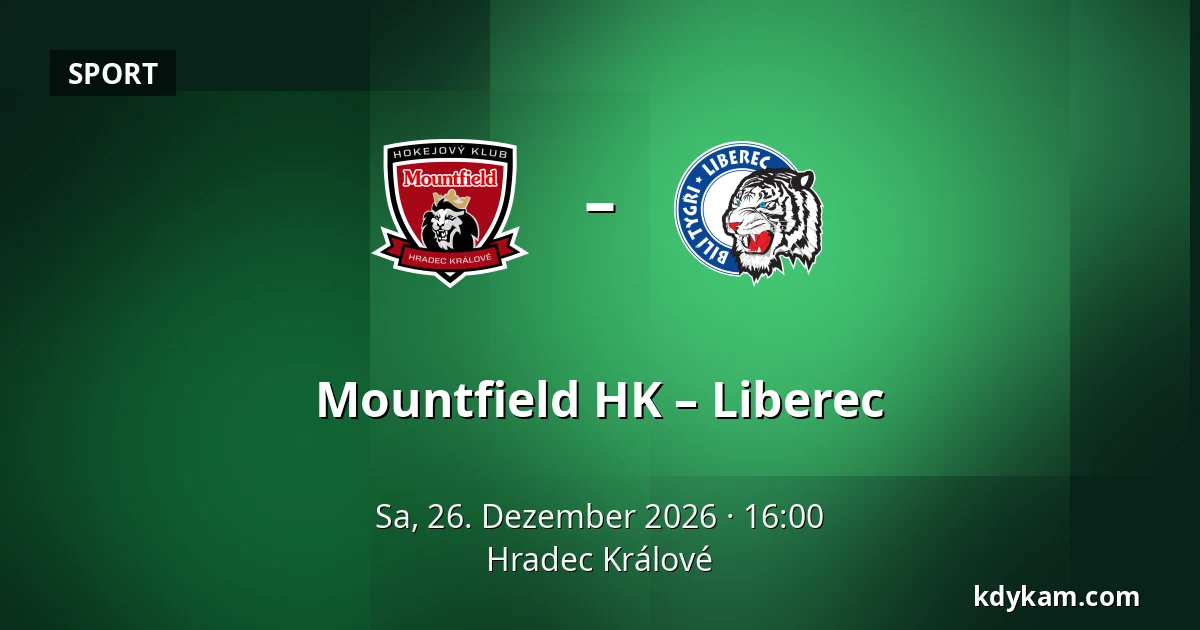 Mountfield HK – Liberec — Hradec Králové