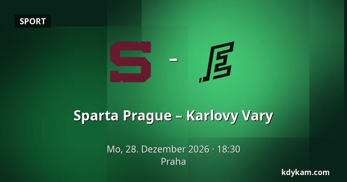 Sparta Prague – Karlovy Vary — Prag