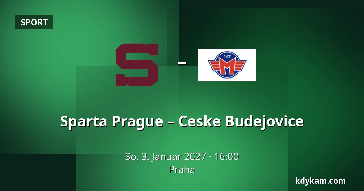 Sparta Prague – Ceske Budejovice — Prag