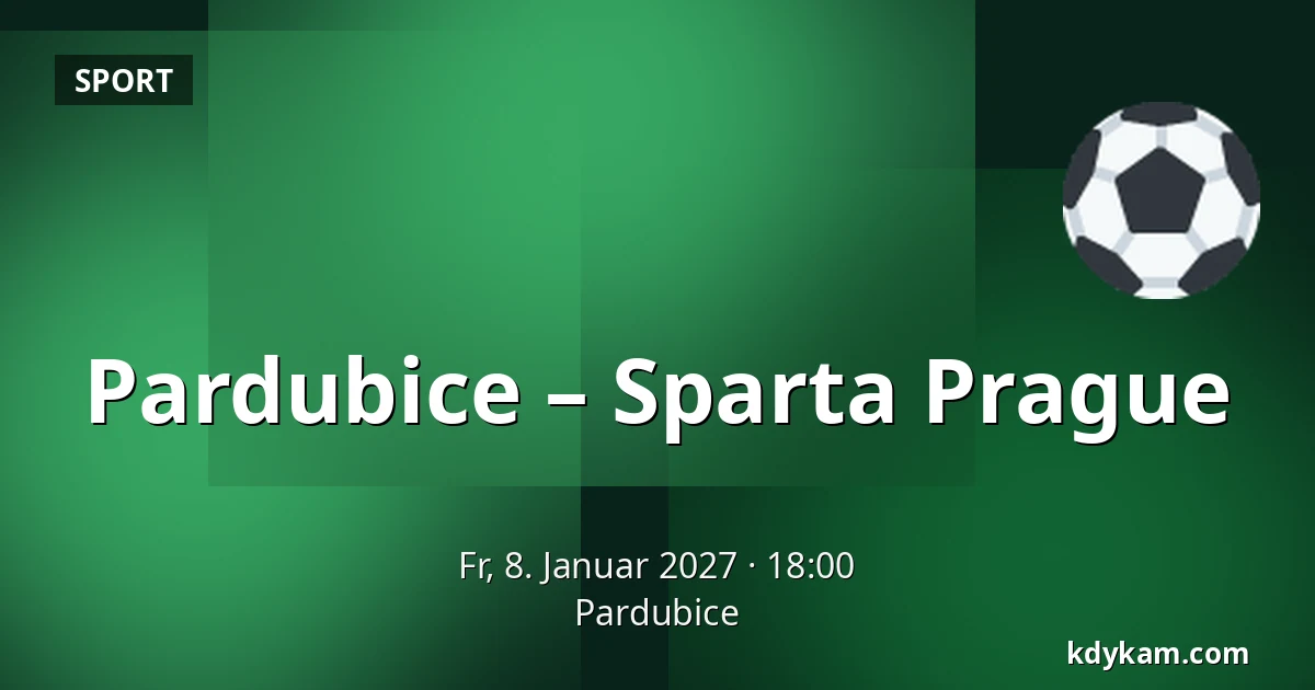 Pardubice – Sparta Prague — Pardubitz