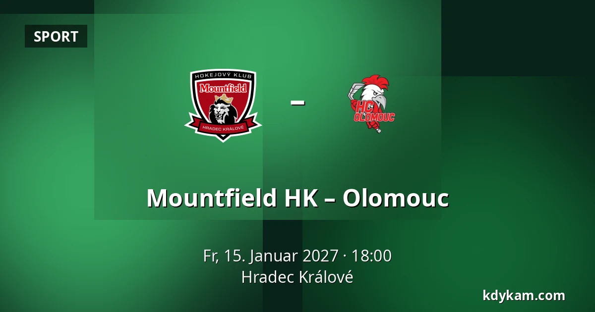 Mountfield HK – Olomouc — Hradec Králové