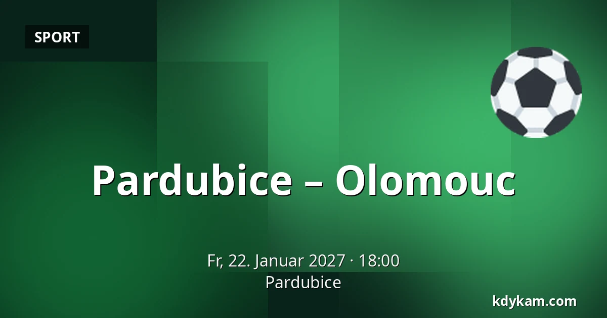 Pardubice – Olomouc — Pardubitz