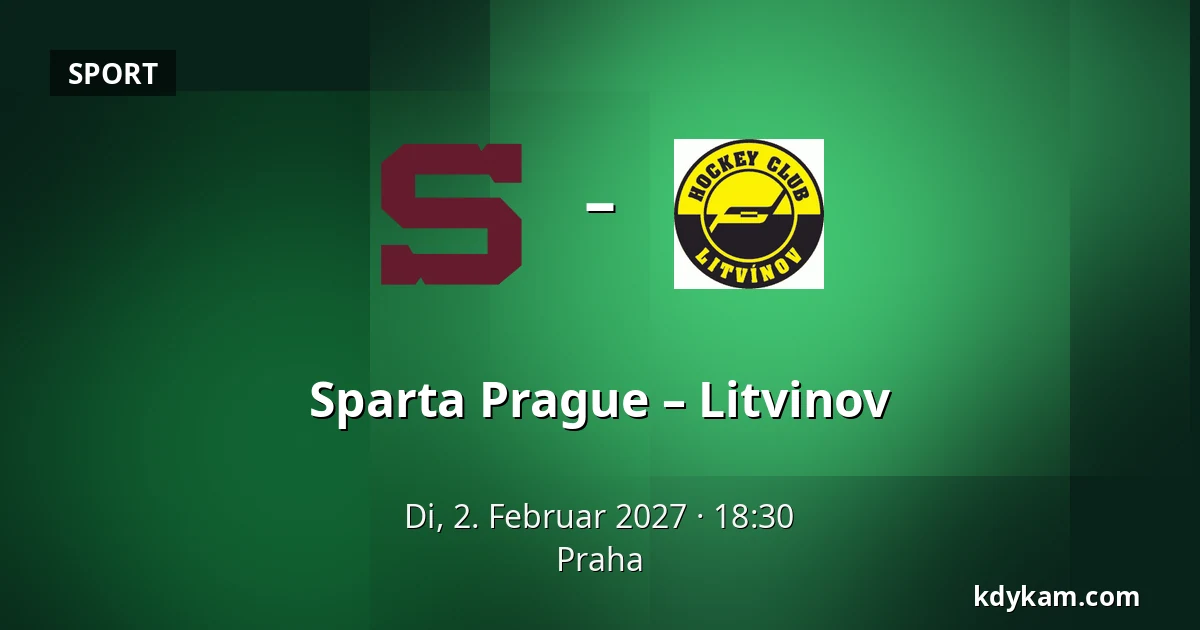 Sparta Prague – Litvinov — Prag
