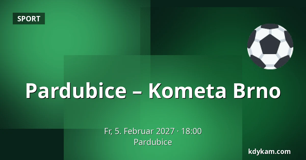 Pardubice – Kometa Brno — Pardubitz