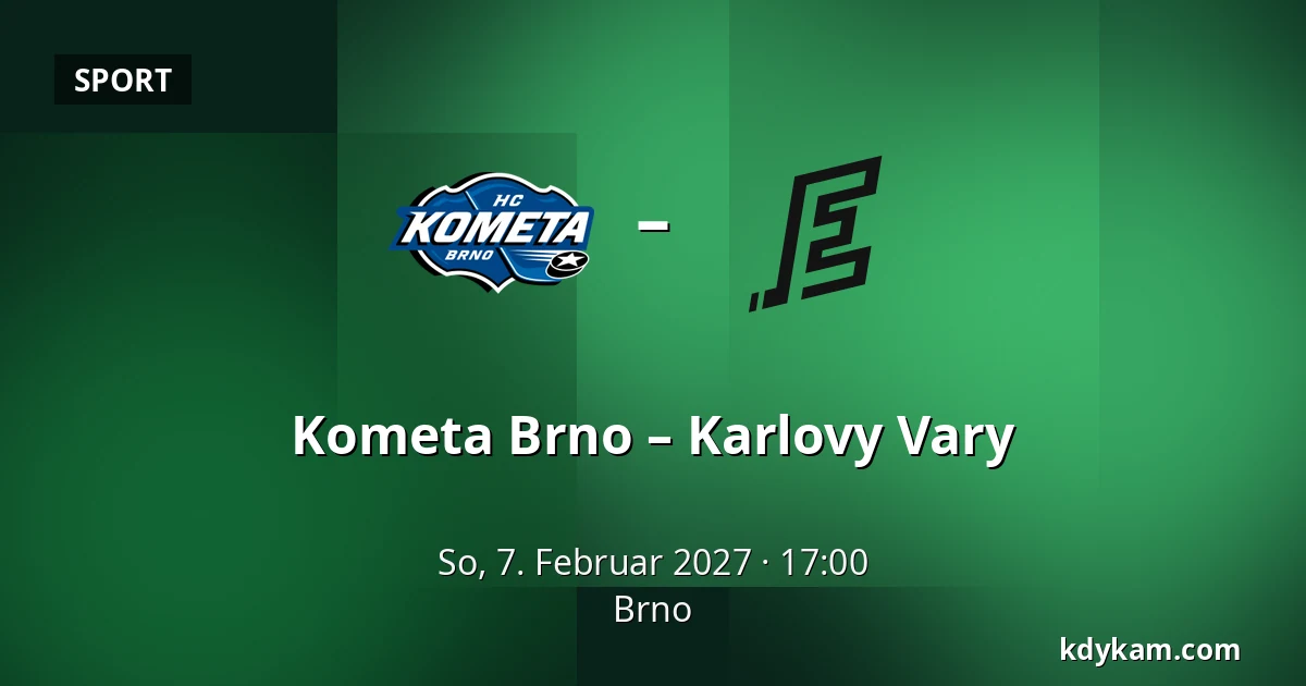 Kometa Brno – Karlovy Vary — Brünn
