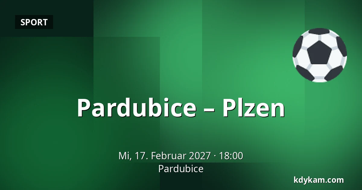 Pardubice – Plzen — Pardubitz