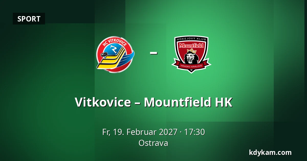 Vitkovice – Mountfield HK — Ostrau
