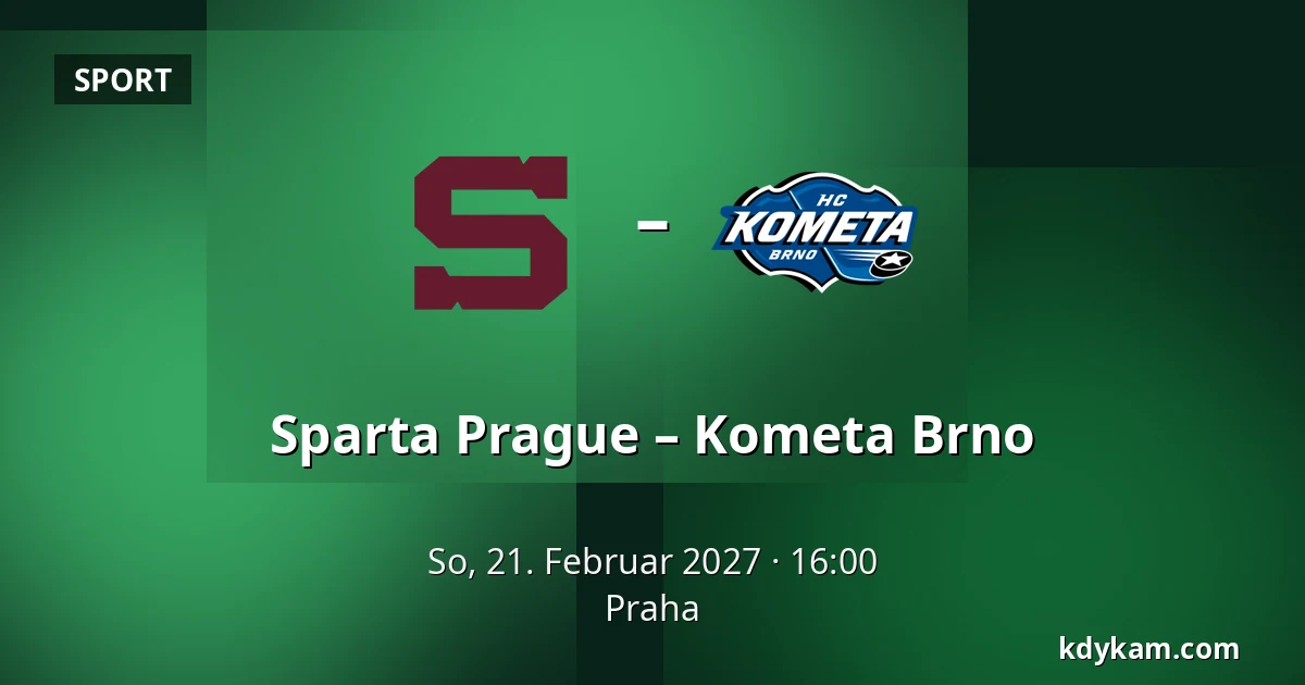 Sparta Prague – Kometa Brno — Prag
