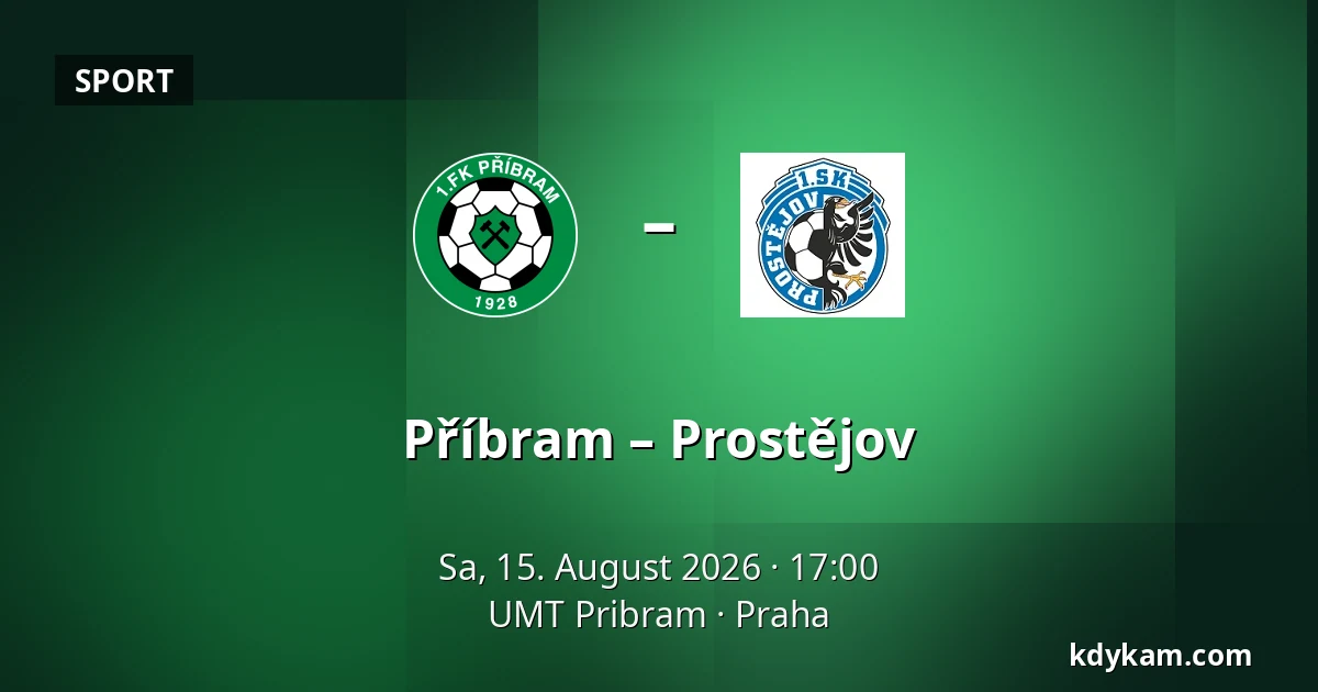 Příbram – Prostějov — UMT Pribram, Prag