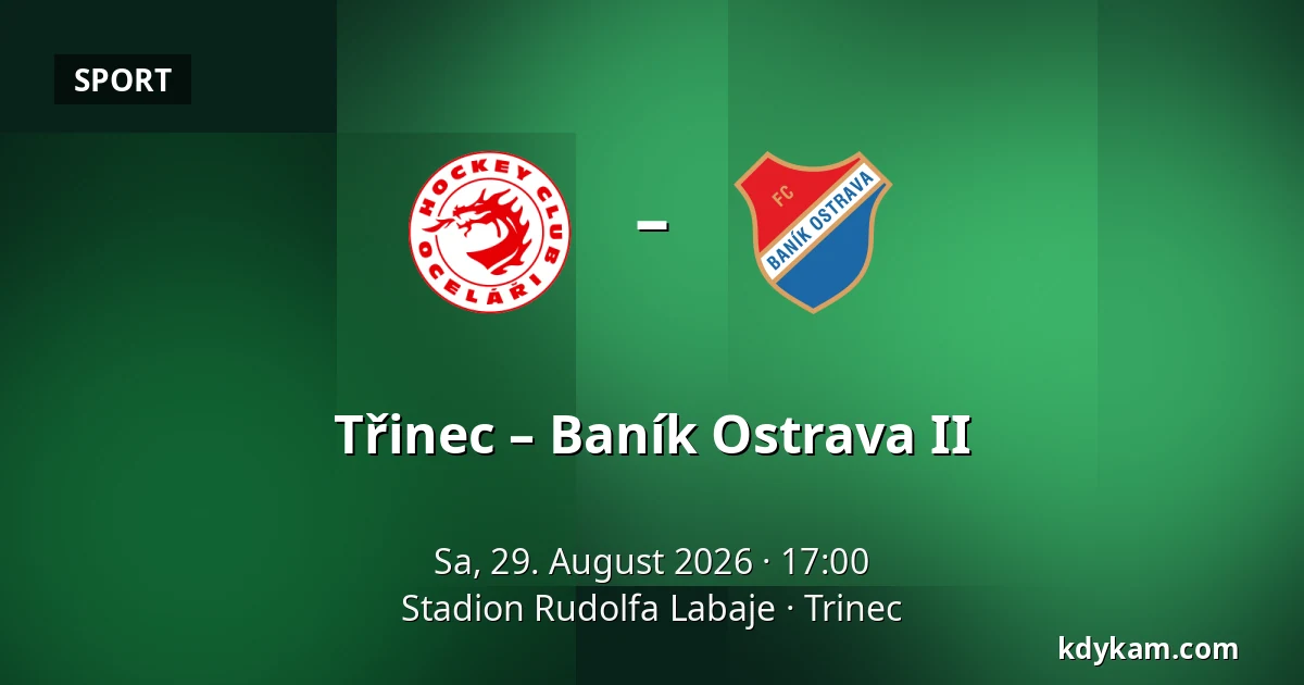 Třinec – Baník Ostrava II — Stadion Rudolfa Labaje, Trinec