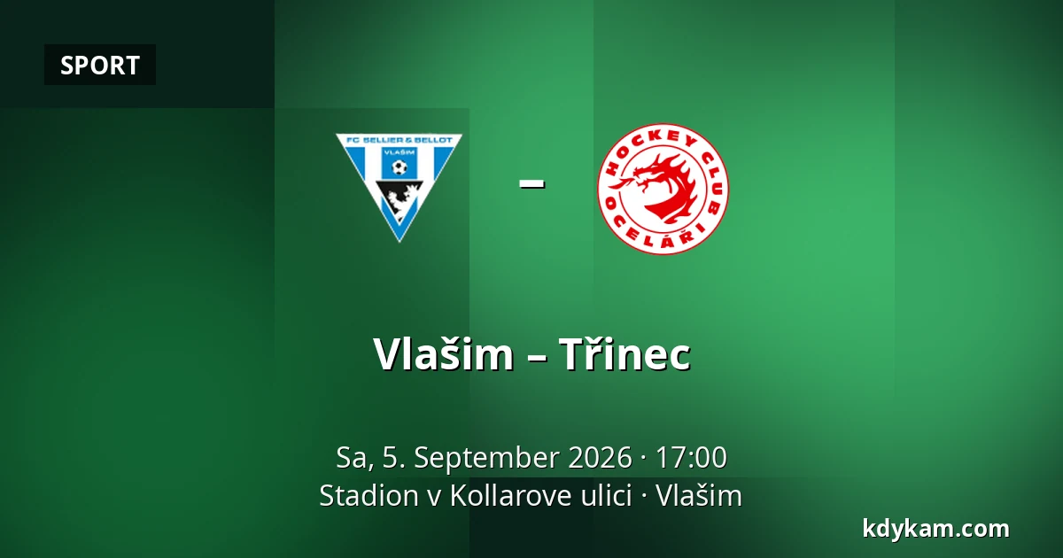 Vlašim – Třinec — Stadion v Kollarove ulici, Vlašim