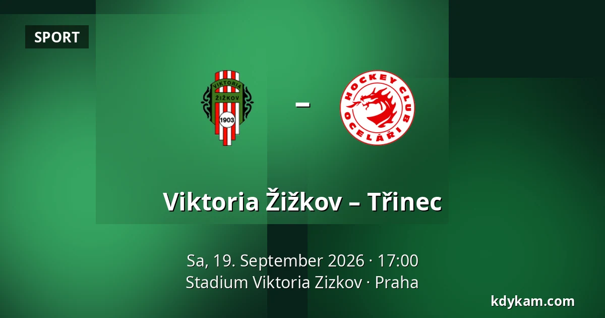 Viktoria Žižkov – Třinec — Stadium Viktoria Zizkov, Prag