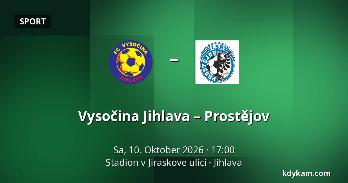 Vysočina Jihlava – Prostějov — Stadion v Jiraskove ulici, Iglau