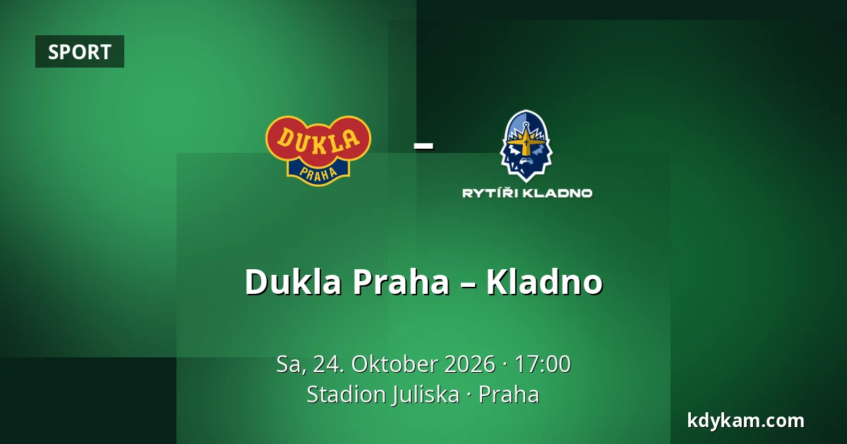 Dukla Praha – Kladno — Stadion Juliska, Prag