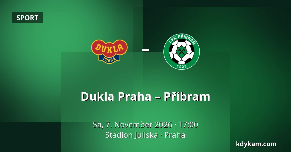 Dukla Praha – Příbram — Stadion Juliska, Prag