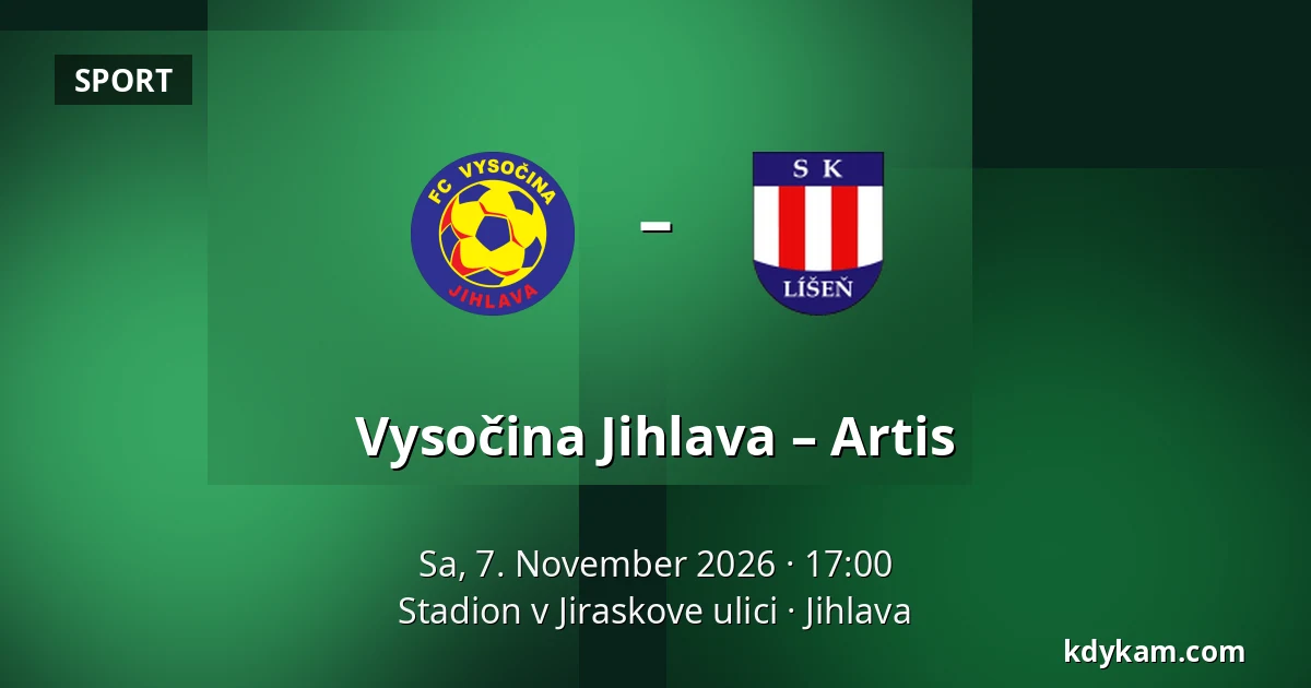 Vysočina Jihlava – Artis — Stadion v Jiraskove ulici, Iglau