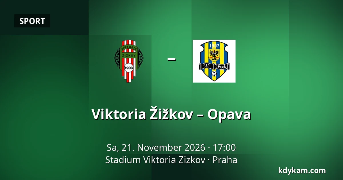 Viktoria Žižkov – Opava — FK Viktoria Žižkov, Prag